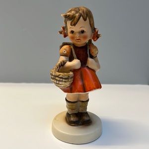Vintage Hummel Figurine - Girl Holding a Basket